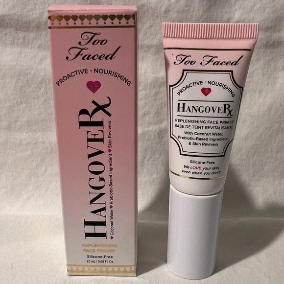 🌸NIB🌸 TOO FACED Hangover Nourishing Face Primer .68 fl oz Travel Size - Picture 9 of 12